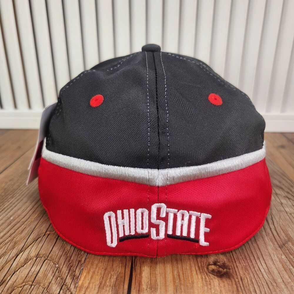 Ohio State University Buckeyes Fan1 Size M/L Hat Cap Black Red Baseball College - Picture 5 of 13